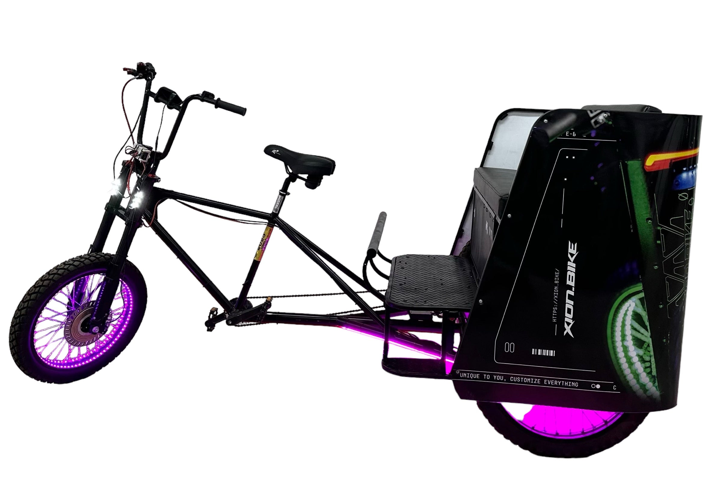 Electric Three-Seater Pedicab