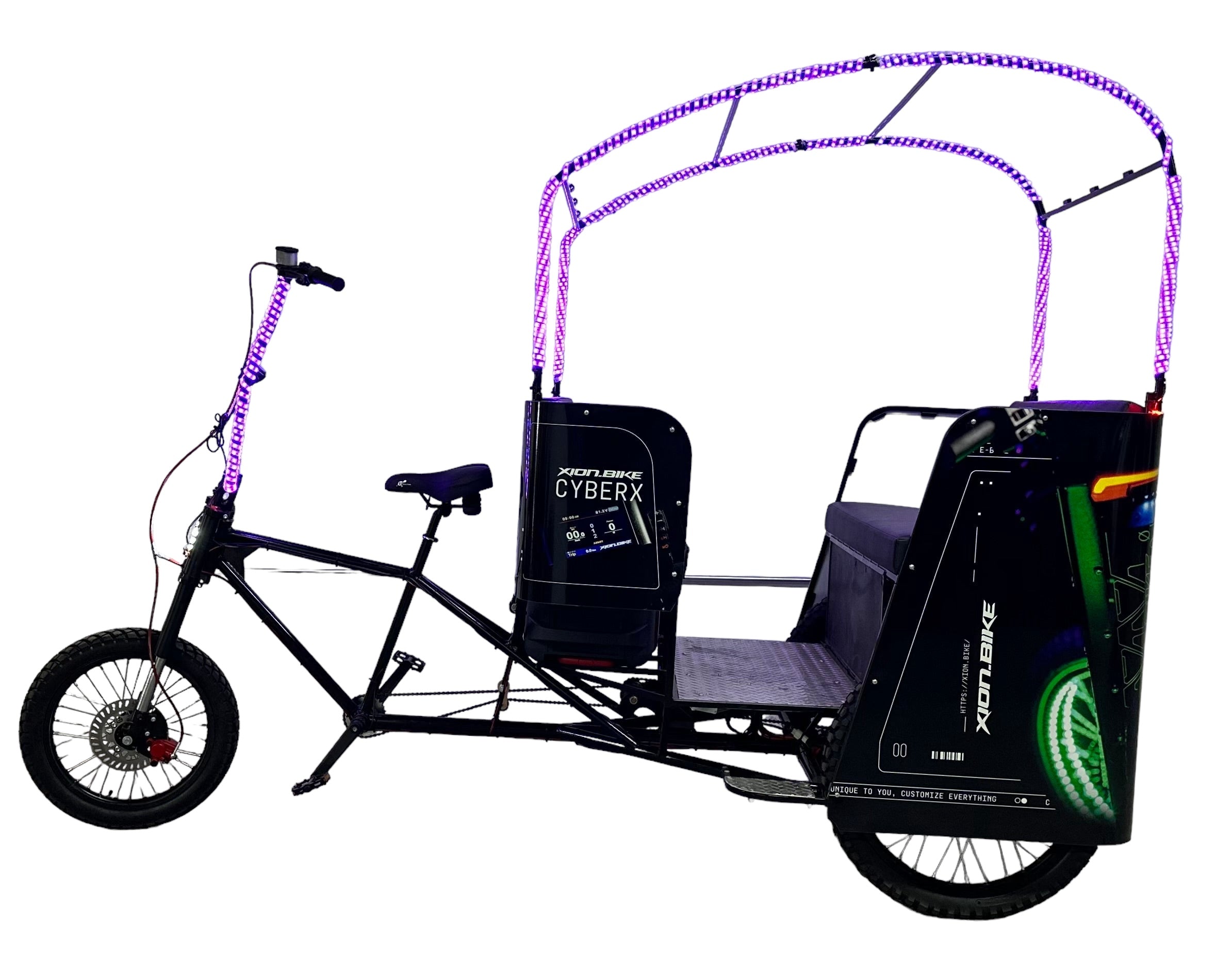 Electric Six-Seater Pedicab -Class 2 E-Bike