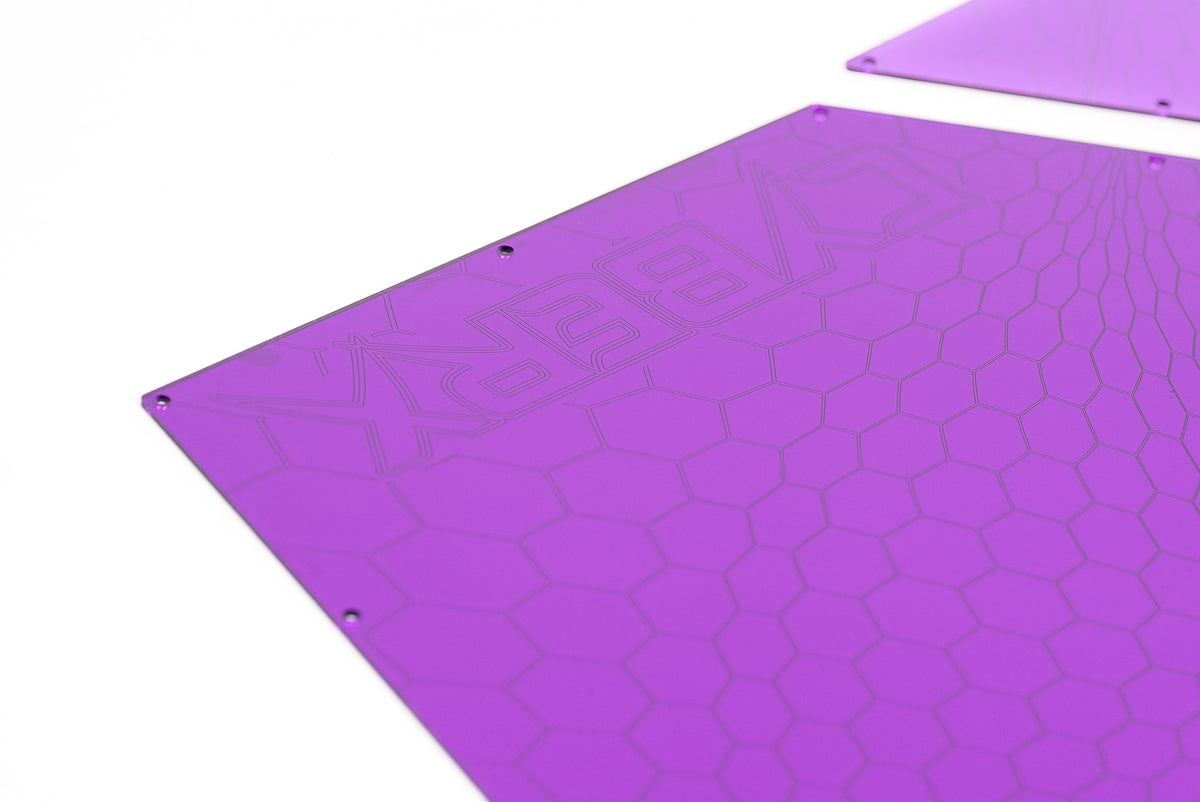 Xion purple acrylic side panels, photo 1 of 3