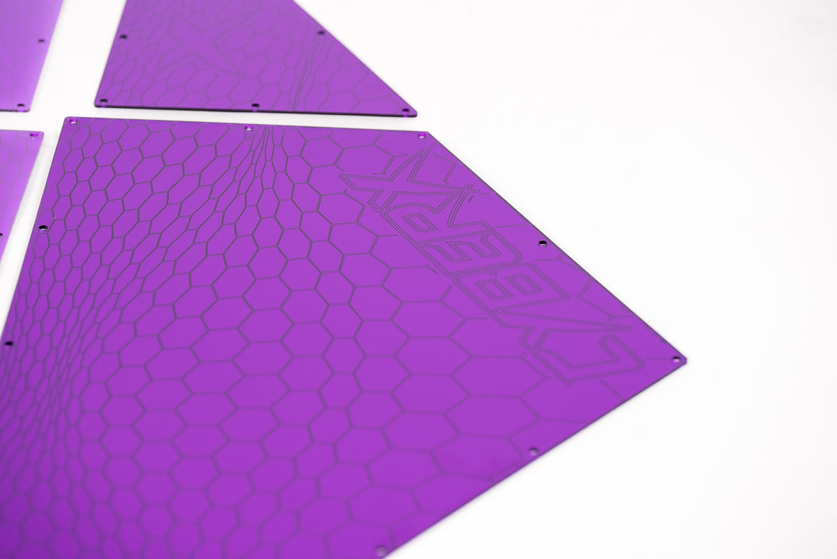 Xion purple acrylic side panels, photo 2 of 3