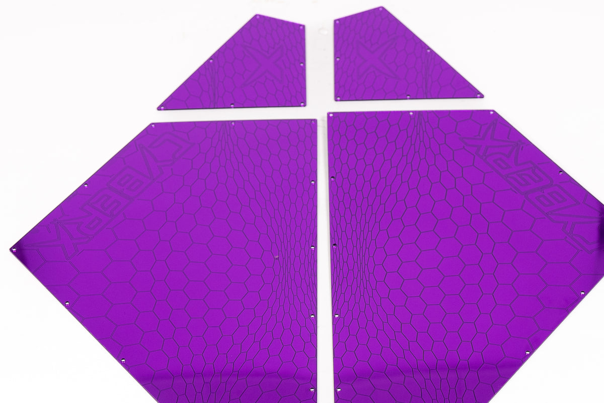 Xion purple acrylic side panels, photo 3 of 3