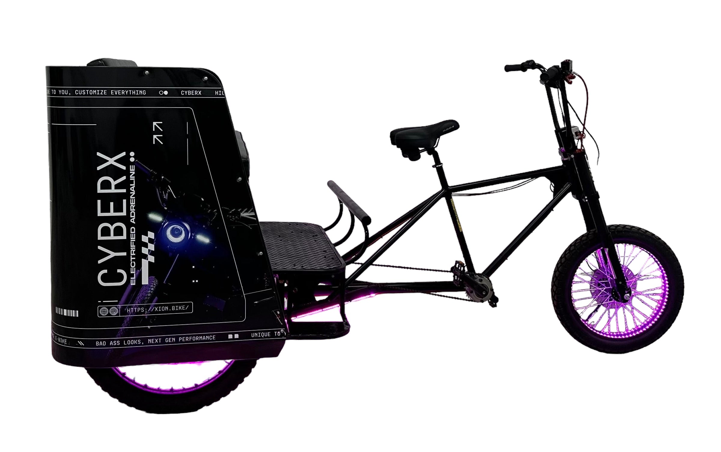 Electric Three-Seater Pedicab
