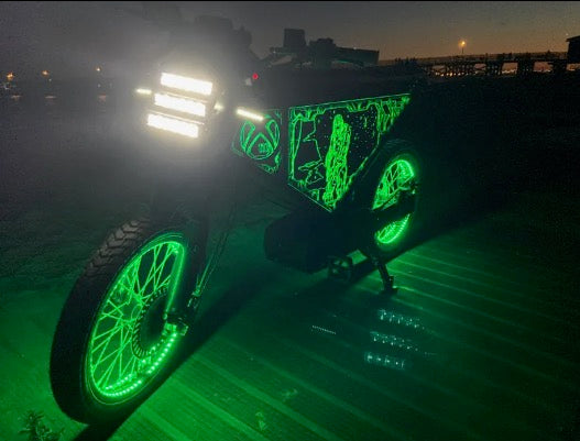 Custom Design on Mirror Acrylic w/ LED'S