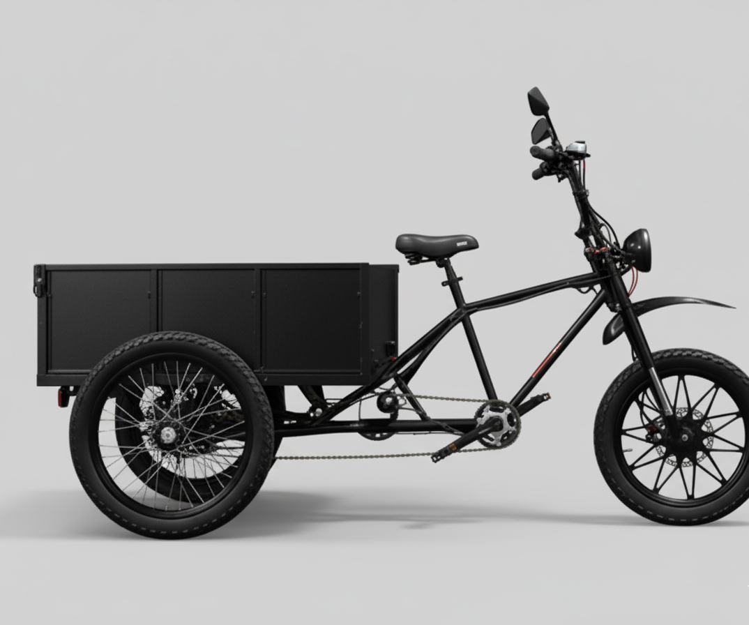 Electric Cargo Pedicab Truck - Class 2 E-Bike