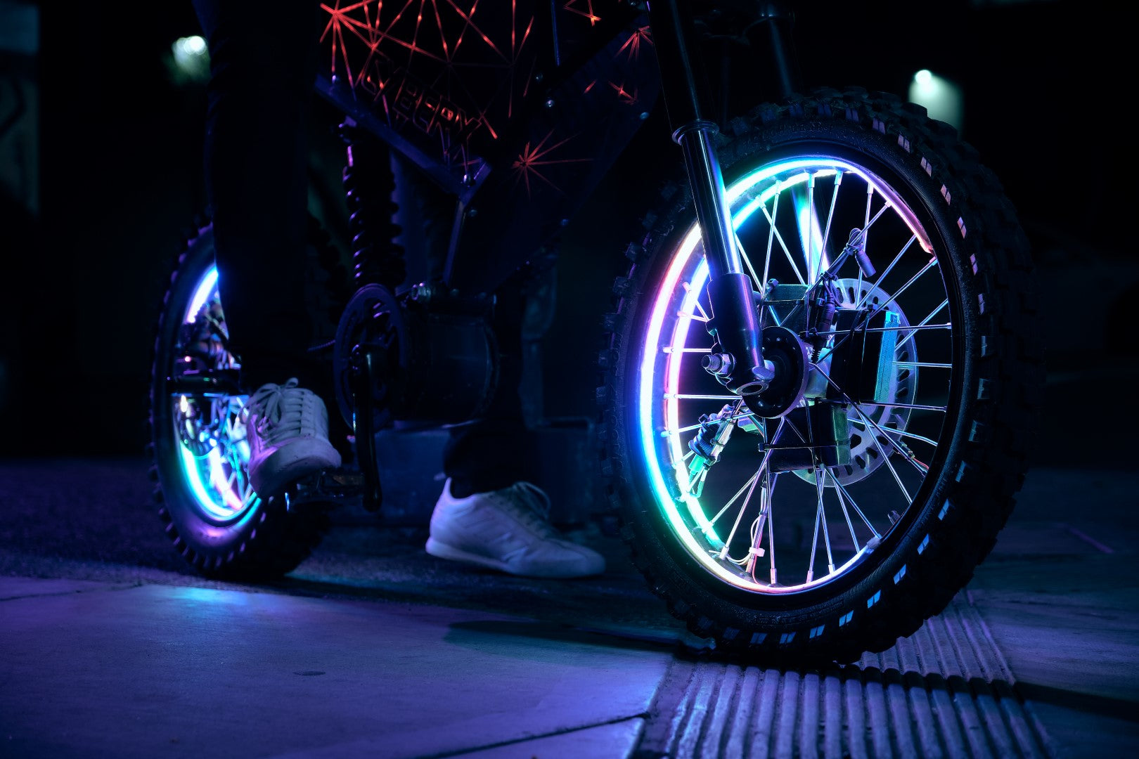 LED Lights on Wheels