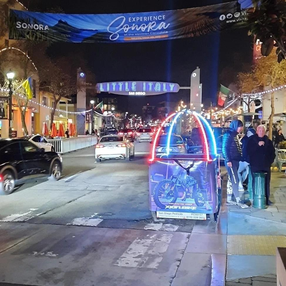 Electric Pedicabs are considered as electric bicycle in California Vehicle Code  § 467.5