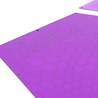 Acrylic side panels -purple