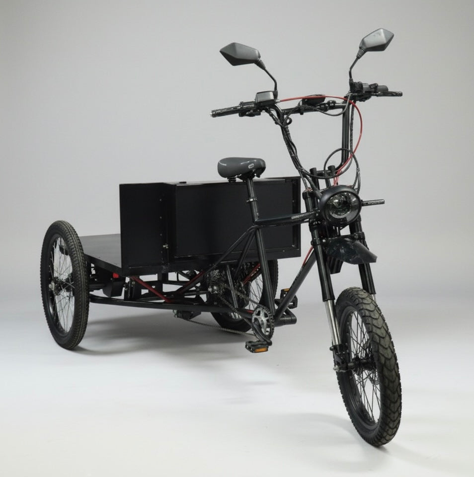 Electric Flatbed Cargo Pedicab - Class 2 E-Bike