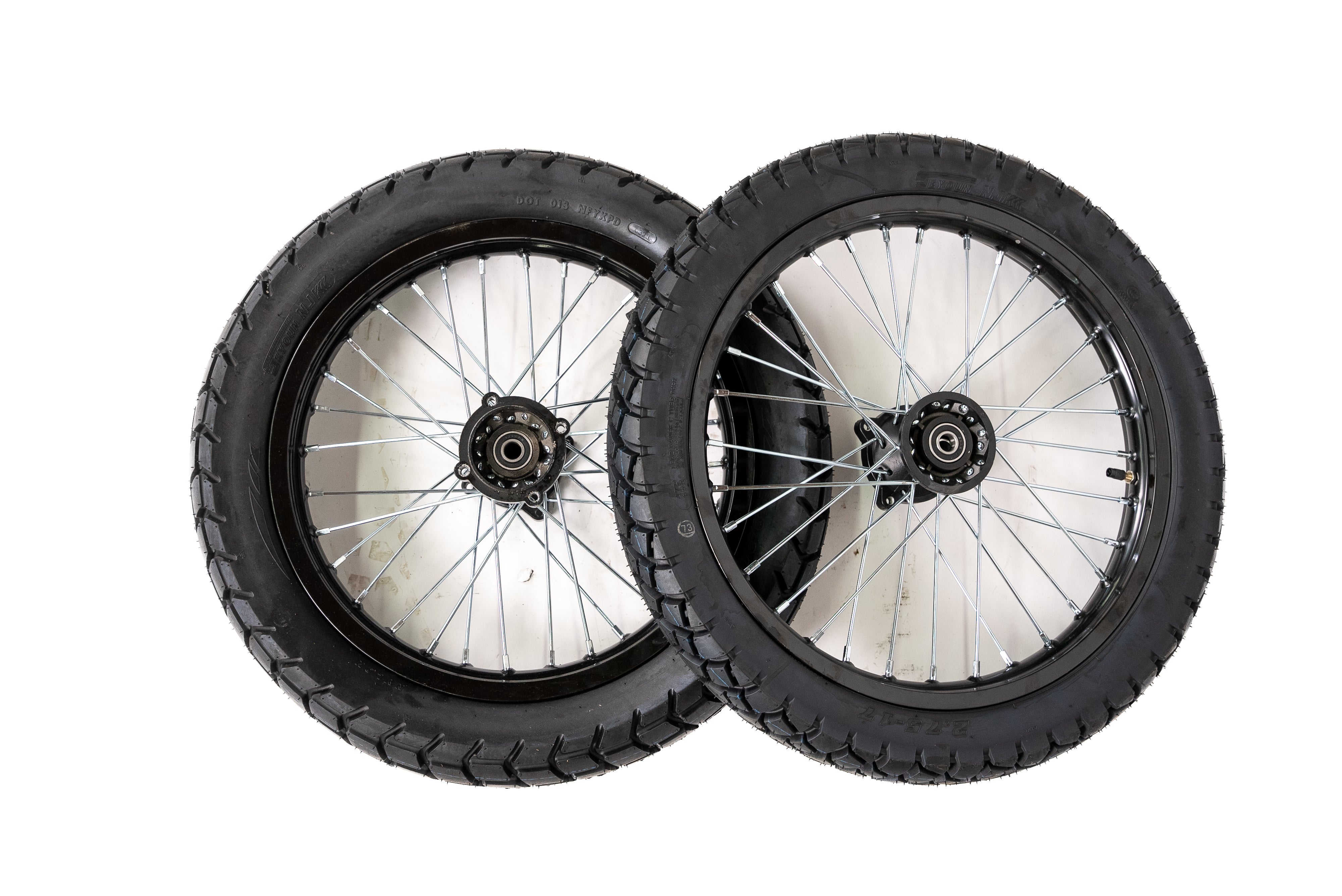 Xion Bike 16 inch rear wheel and 17 inch front wheel Hybrid tires