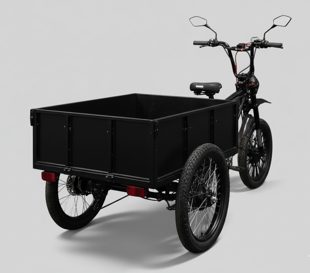 Electric Cargo Pedicab Truck - Class 2 E-Bike