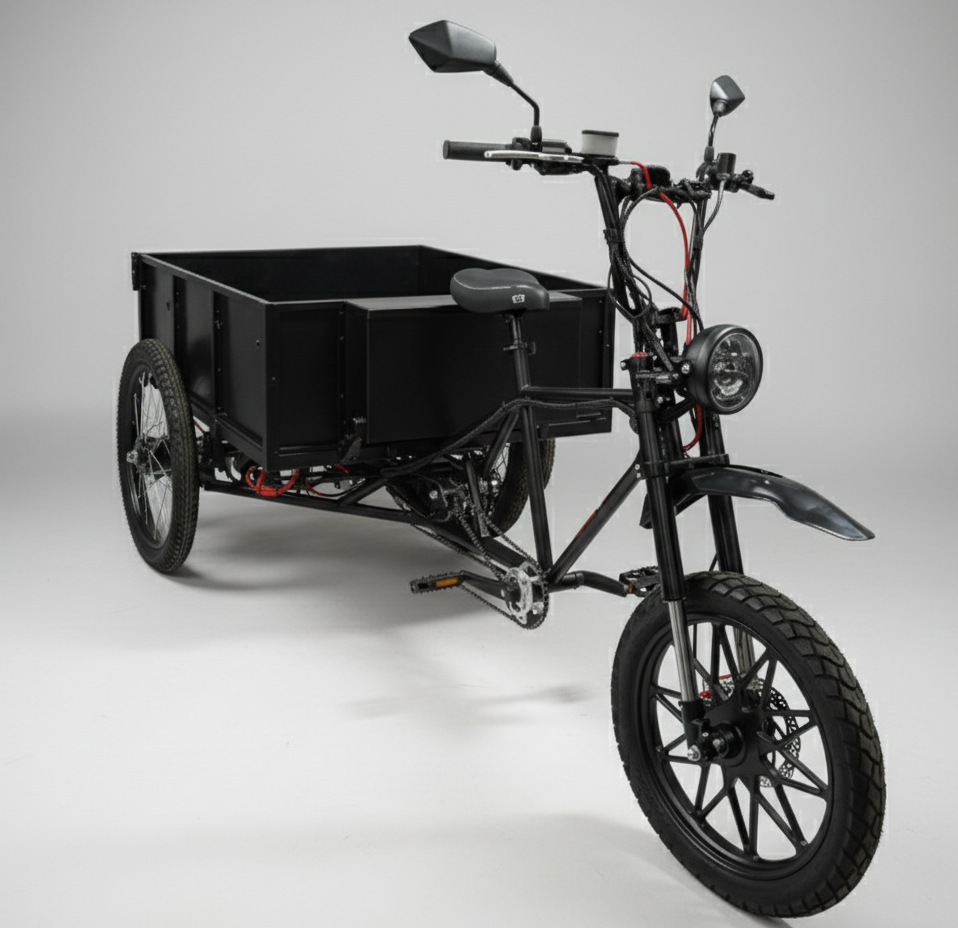 Electric Cargo Pedicab Truck - Class 2 E-Bike