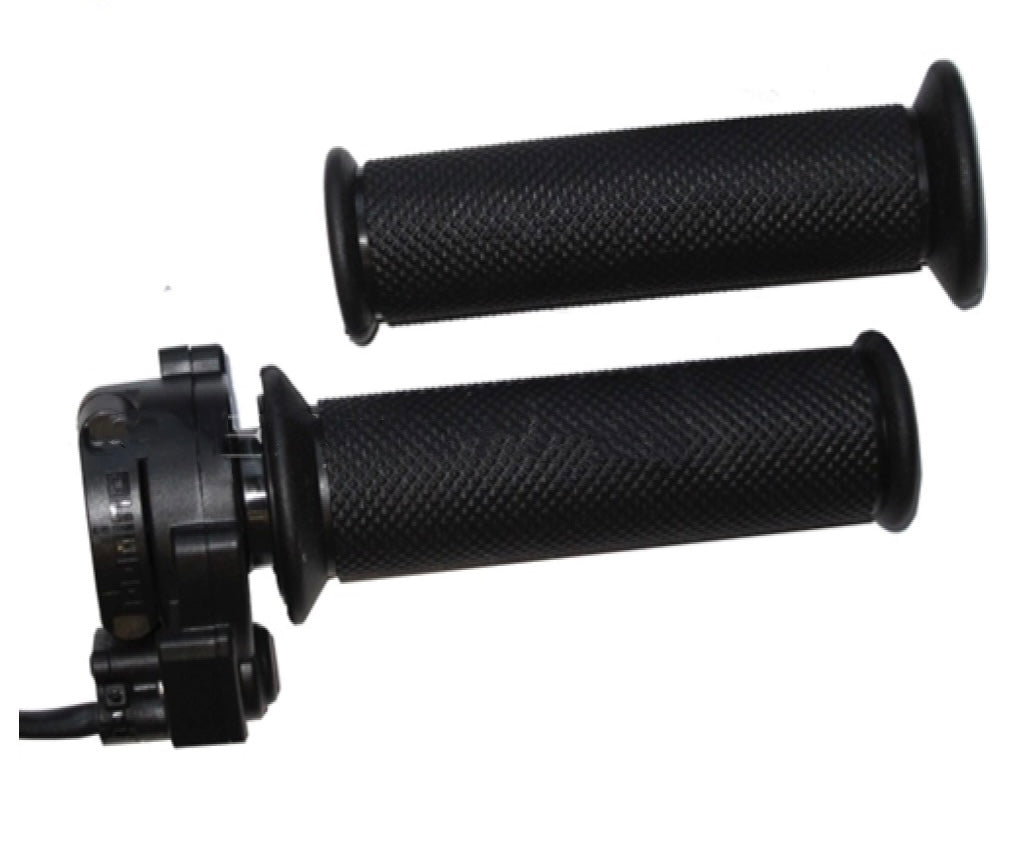 Comes with matching 5" grip for opposite side
